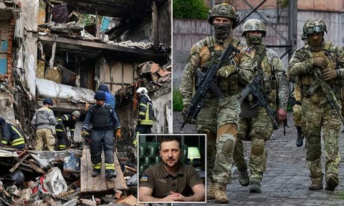 'It is hell there and that is not an exaggeration': President Zelensky says Russian forces have 'completely destroyed' Donbas region in a 'deliberate attempt to kill as many Ukrainians as possible'