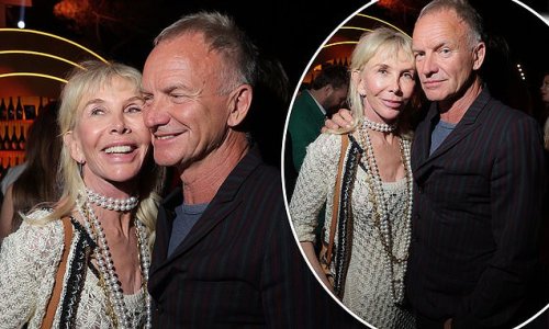 Sting puts on a loved-up display with his wife of 30 years Trudie as ...