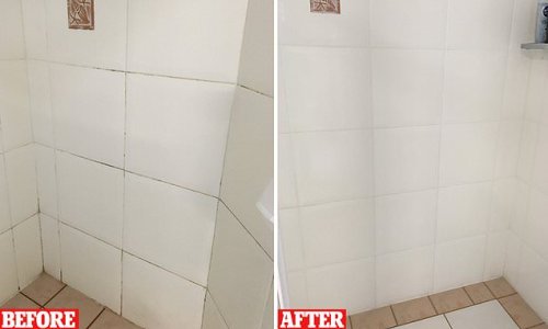 Mum's genius grout cleaning trick leaves her bathroom walls sparkling clean in seconds