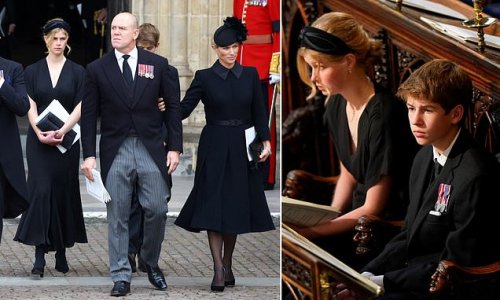 Lady Amelia Windsor Pays Her Respects At The Queens Funeral As Members Of Her Majestys