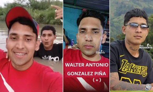 Heartbreaking moment Venezuelan migrant recorded a video for his father in Texas and shouted 'we made it dad' before he drowned in the Rio Grande with seven others
