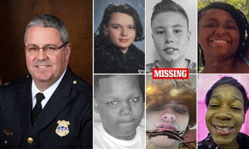 Cleveland police chief sounds the alarm after nearly THIRTY children are reported missing in two weeks as he says 'we don't know whether they're being trafficked, involved in gang activity or drugs'