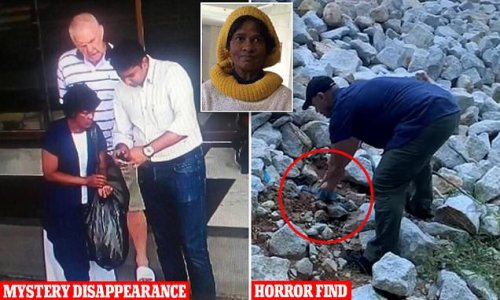 Harrowing moment son finds his Australian mother's bones dumped in rubble after she vanished in Malaysia - and local police refused to hunt for her