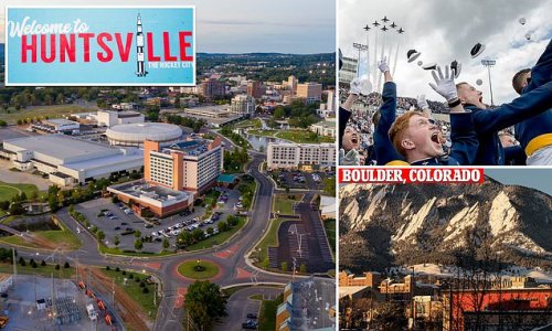 The best place to live in America: Huntsville, Alabama takes the top spot for the first time and knocks Boulder, Colorado off the number one spot after two years