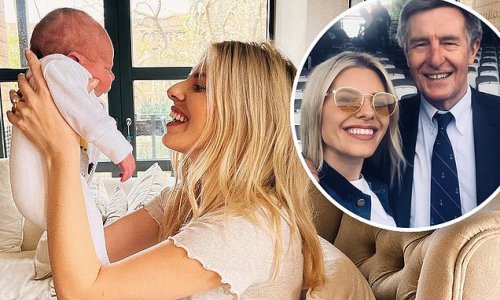 'She's given us hope over the difficult months': Mollie King reveals newborn daughter Annabella's middle name - following the death of her father