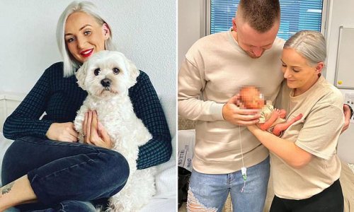 EXCLUSIVE: Husband's heartbreak after his wife, 29, dies from a stroke just six weeks after they welcomed their first child as her selfless final act is revealed