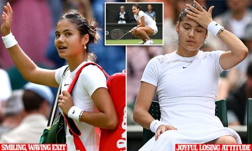 Emma Raducanu's OUTRAGEOUS Generation Z reaction to getting blasted out of Wimbledon by a nobody proves she's fine with losing: Britain's golden girl gets a free ride no Aussie star would be treated to, writes MIKE COLMAN