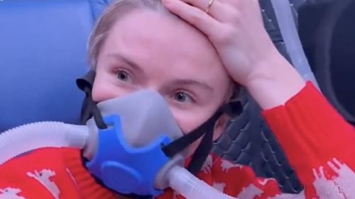 Georgia Toffolo shares rare insight into being a stepmother as she larks around with husband James Watt's children in a £19K oxygen chamber
