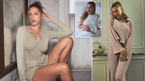 Zara McDermott goes braless in sexy nightwear for new campaign