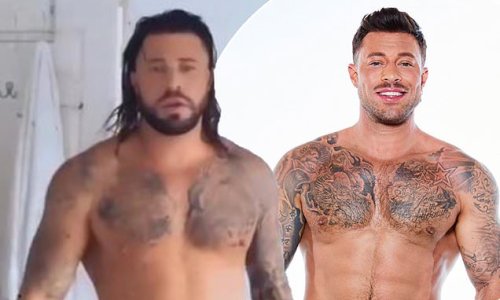 Blue singer Duncan James looks unrecognisable with long curly hair