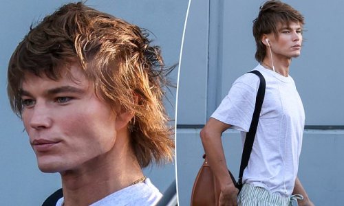 He's Walking Ken Doll! Male Supermodel Jordan Barrett Flaunts His ...