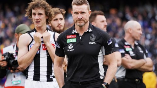 Footy legend Nathan Buckley forced to buy back his own AFL medals and jumpers after divorce sees his...