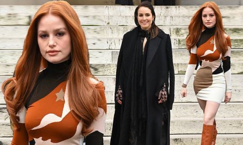 Riverdale star Madelaine Petsch joins Noomi Rapace at Fendi show