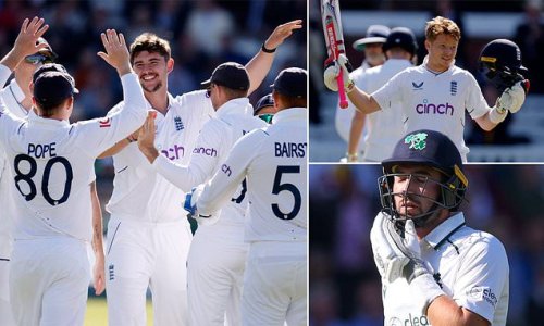 PAUL NEWMAN: England simply DESTROYED Ireland in one of the most one-sided Tests in history... blitzing the visitors with bat and ball to leave victory in sight within three days after declaring on 524 for four