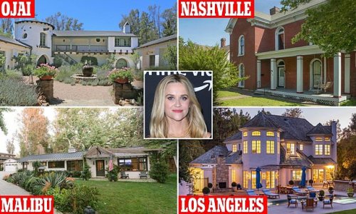 Inside Reese Witherspoon's ever growing property portfolio of million-dollar homes - including an $18 million Nashville mega-mansion scooped up just months before announcing divorce
