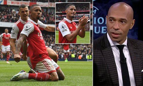 'They are back to competing': Thierry Henry talks up Arsenal's title hopes following their superb start to the Premier League season... as the Gunners legend hails Gabriel Jesus, Granit Xhaka and William Saliba for their performances