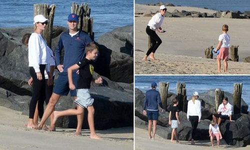 EXCLUSIVE: What hurricane? Jared and Ivanka trade Miami Beach for the Jersey shore, enjoying family fun in the northern sun with Arabella, Joseph and Theo as Floridians braced for impact of category 4 storm