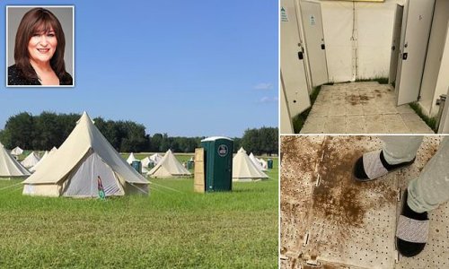 SARAH VINE: Don't be fooled by 'glam' of glamping