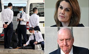 Row after staff from a Wuhan flight were taken to a Sydney hotel