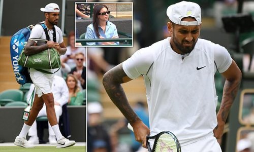 'Nasty Nick' Kyrgios begins quarter final clash against Chilean Cristian Garin: Fans brace for more on court outbursts as tennis bad-boy bids for place in Wimbledon semi-finals