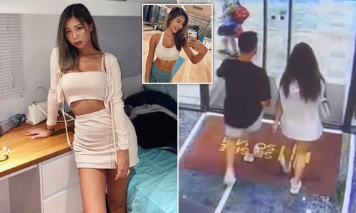 Yoga instructor, 23, is 'murdered by her ex-boyfriend' in Ritz Carlton hotel hours before she was due to leave for dream US trip - as last CCTV shows pair leaving her Hong Kong home