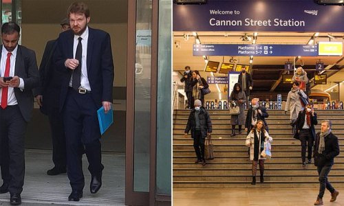 Russian banker, 31, 'was caught peering into cubicle to watch woman using toilet at Cannon Street station'