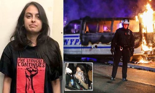 Lawyer who threw Molotov cocktail at NYPD car during George Floyd protests says she was drunk and dealing with 'unprocessed trauma' at the time, as she asks for reduced sentence