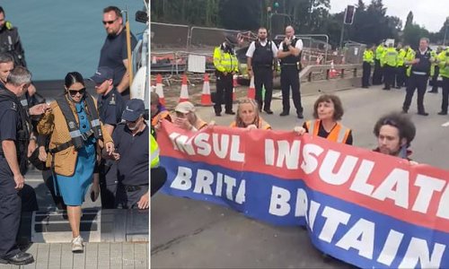 Priti Patel orders 'decisive action' from police over M25 protests