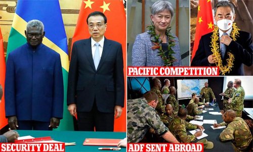 Australia battles to stop TEN Pacific islands signing security deals with China after Samoa and the Solomons both form partnerships with Beijing