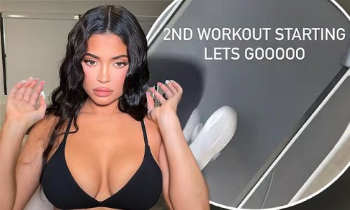 Kylie Jenner reveals she works out TWICE a day to keep her curves