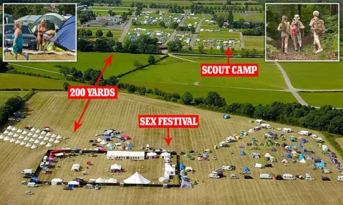 Hundreds of swingers party Europes biggest sex festival on farm that is just 200 yards away from a village SCOUT camp Flipboard photo
