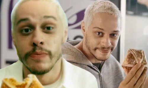 Pete Davidson apologizes for Taco Bell's bizarre breakfast menu as he introduces new morning offerings in new ads for the fast food chain