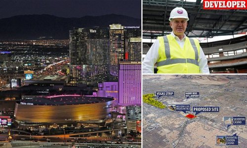 Developer plans to spend $1BILLION on 'NBA-ready' arena near Las Vegas Strip after Sin City's recent success luring the NFL and NHL - but there are 'no guarantees' the league will bite