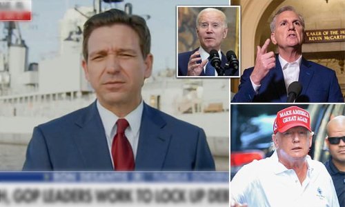 DeSantis tears into McCarthy's debt deal: Florida governor says US will STILL be 'careening toward bankruptcy' with package to increase limit by $4trillion and is proof Washington 'continues to fail'