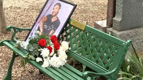 Liam Payne fans unveil commemorative bench for the late singer in Buenos Aires cemetery