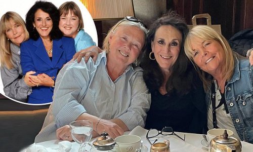 'And then there were three': Linda Robson and Pauline Quirke shut down rumours of a feud as Birds of a Feather stars enjoy 'lovely lunch' together