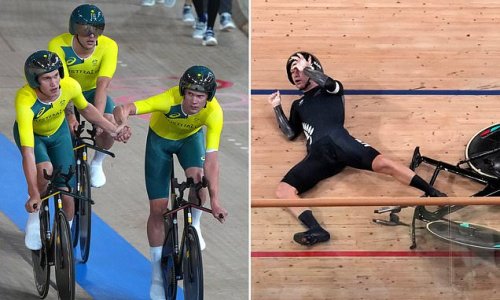 Epic crash hands Australia bronze in the men's team cycling pursuit