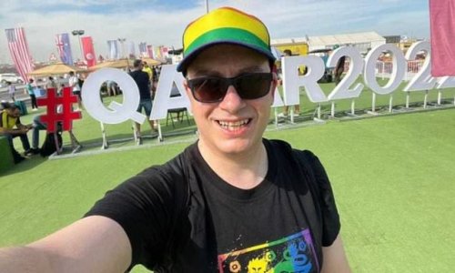 England fan 'was STRIP SEARCHED after turning up to World Cup match in official England top with rainbow colours on it – and then accused of disrespecting local customs'