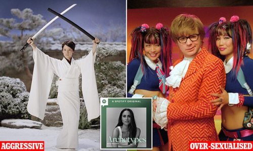 Now Meghan takes on Hollywood over 'Asian stereotypes': Duchess takes aim at Mike Myers' Austin Powers and Quentin Tarantino's Kill Bill for 'caricatures' of Asian women 'as over sexualised or aggressive' in 20-year-old films