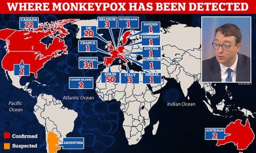 Now monkeypox hits Scotland: Health chiefs north of border log first case of tropical virus as officials chiefs brace for MORE ill patients - but UK minister insists outbreak is NOT a 'repeat of Covid'