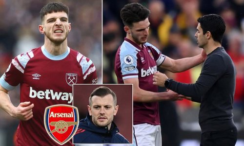 'It would be a massive signing': Jack Wilshere insists Declan Rice would be the 'PERFECT fit' at Arsenal... as he looks to lure the West Ham captain - and his former team-mate - to the Emirates in a big-money summer move