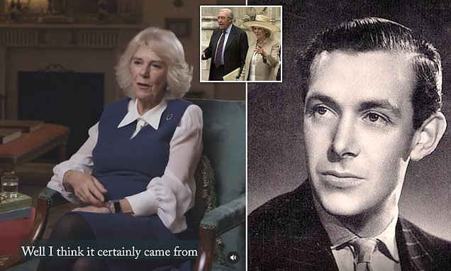 Camilla reveals how her love of reading was inspired by her father Major Bruce Shand - who was the 'best read man she's come across' - in a new clip for her online book club