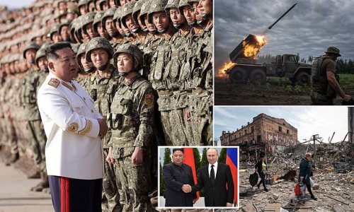 Desperate Putin 'is considering turning to Kim Jong Un for help in Ukraine and offering energy and grain in return for 100,000 soldiers', Russian reports claim