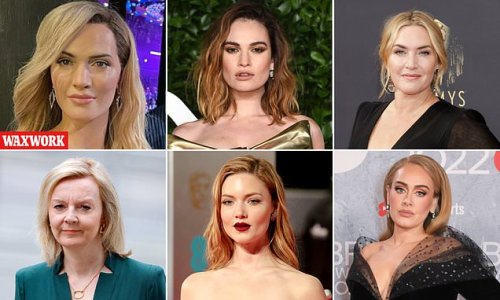 Can YOU guess who this waxwork is? Unmarked figure at Madame Tussauds leaves Twitter users seriously divided with guesses ranging from Adele to Kate Winslet
