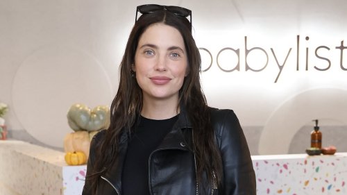 Pregnant Ashley Benson showcases her growing baby bump in casualwear while stepping out with husband...