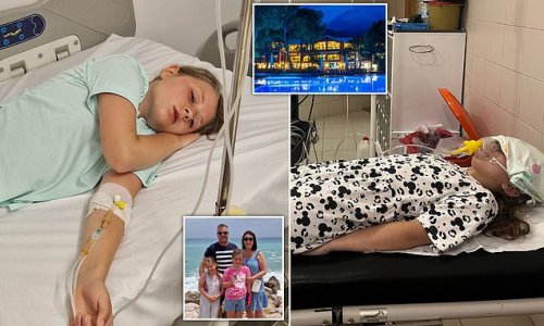 'People are dropping like flies': British children lie in hospital on drips beside worried parents after sickness sweeps five-star Turkish resort: Multiple families fall ill at TUI holiday destination where dozens suffered food poisoning over Easter