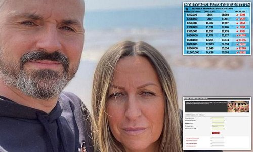 Soaring mortgage hell begins to bite: Couple warn they may be forced to sell if rates hit 7% as estate agents reveal owners who can't afford rise want to 'get out' now and are ALREADY listing homes - as calculator shows how much YOUR repayments will go up