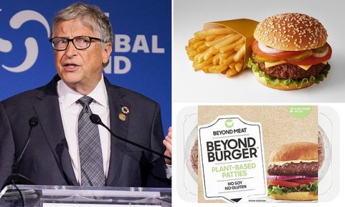 Bill Gates admits that telling people not to eat meat WON'T solve climate change, despite previously saying US 'should move to 100% synthetic beef' and investing in plant-based firms