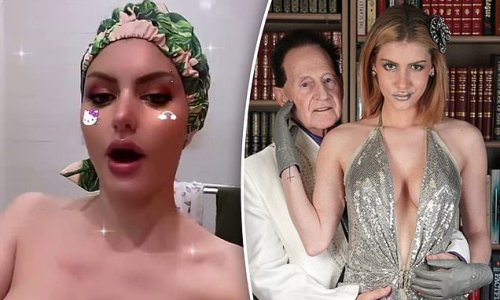 Topless Gabi Grecko thanks supporters after her late husband's passing