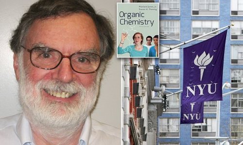 NYU organic chemistry professor is fired after 82 students sign petition to get rid of him for making the subject 'too hard' - as the leading academic defends his teaching methods and blames quality of intake